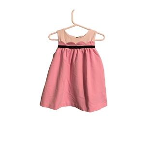 Kate Spade New York Girls Scallop Dress, Cherry Blossom Size 24 months